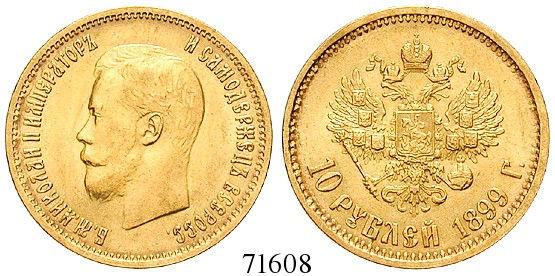 , 1894-1917 15 Rubel 1897. Gold. 11,61 g fein. Friedb.177; Schl.