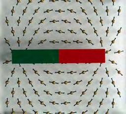 Je nach Form des Magneten sehen diese sogenannten Magnetfeldlinien natürlich anders aus. 12 Abb.