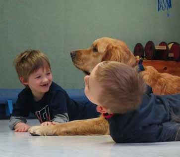 Die positive Wirkung zwischen Hund und Kind bietet eine natürliche Voraussetzung für die Sprachförderung. Balu ist schnell der beste Freund, Vertraute und Geheimnisträger.
