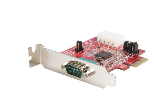 Native PCI-Express RS232 Seriell-Adapter-Karte mit 16950 UART PEX2S952