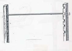 и 9. Стабилна вратила са дрвеним стубовима и металном шипком. Део стубова је у земљи. На другој слици је могућност прилагођавања висине шипке (Gregenow, & Samel, 1919) Слике: 6. и 7.