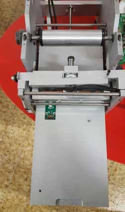 Drucktechnik Print technology Das Vorwärts- und Rückwärtsbewegungssystem des Schiebers in einem Thermotransferdrucker soll geräuschlos verlaufen.