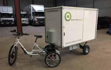 Fahrradtechnik Bicycle technology Tortuga XL die größte Fracht-Bike-Lösung in Europa: Mit dem Fahrrad können Ladungen von zwei mal drei Metern und mit einem Gewicht von bis zu 250 Kilogramm