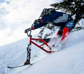 Sport Sport Hillstrike Snowtrik ein Trike, das alle Erfahrungen aus dem Mountainbiking auf den Schnee überträgt. Von sanftem Pistengleiten bis zur rasanten Abfahrt ist alles möglich.