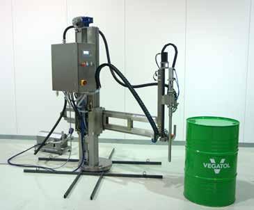 Automatisierung Automation Die Anlage wird eingesetzt, um Flüssigkeiten in Behälter mit einer Kapazität
