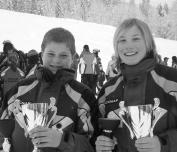 Schülerortsmeisterschaft Die Schülermeisterschaften wurden am 31.12.2003 bei Schneefall aber guten Pistenverhältnissen in Sibratsgfäll abgehalten.