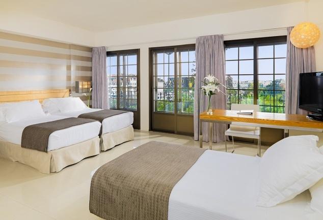Diese Suiten bieten einen Schlafbereich und einen Wohnbereich mit Schlafsofa.