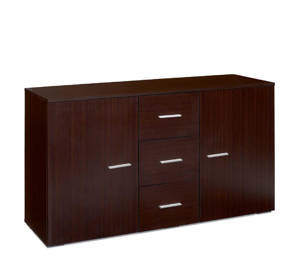 Sideboard with 2 doors and 3 drawers Buffet 2 portes et 3 tiroirs Aparador con 2 puertas y 3