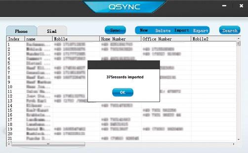 10 SYNC OUTLOOK MANUAL SYNC OUTLOOK MANUAL 11 4.3_SYNCHRONIZATION Open up the menu item Phone Book to show the following window: 4.