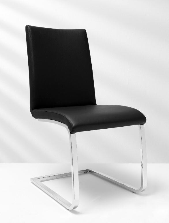 STÜHLE D 24 der Schwungvolle D 24 ist ein Stuhlprogramm, das für die komfortable Sitzqualität von Freischwingern steht und Modernität durch die ausdrucksstarke Form der Sitzschale und durch die