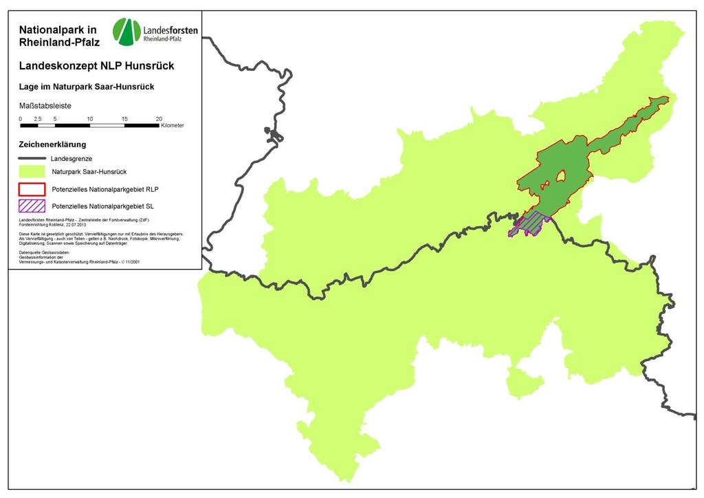 Naturpark Saar-Hunsrück Funktionales Schutzgebietssystem Der