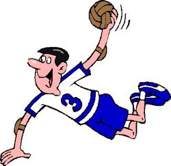 1. Allgemein Handball ist eine Sportart, bei der zwei Mannschaften aus je sieben Spielern (sechs Feldspieler und ein Torwart) gegeneinander spielen.