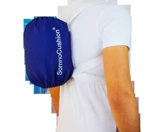 Rückenlageverhinderer SomnoCushion Standard (3) und Comfort (4) Die Rucksackhülle aus stabilem