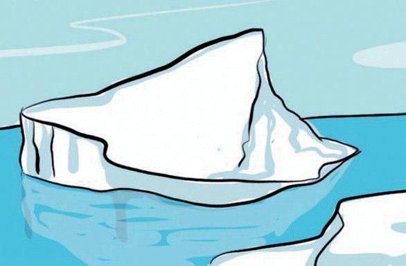 Eine Klimastation auf dem Nordpol zu errichten ist nicht möglich, da sich die dicken Eismassen ständig bewegen.