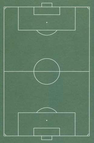 Spielfeldbeispiel D- Junioren/innen 9er - Alternative Alternativ kann auch auf einem halben Platz quer gespielt werden. Die Tore sind 5 x 2 m Maße ca.
