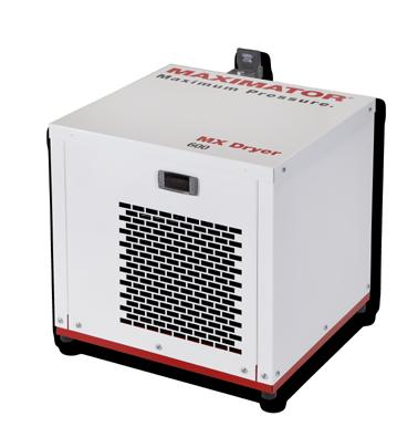 MX Dryer 600 Druckluft enthält eine große Menge an Feuchtigkeit und anderen Verunreinigungen.