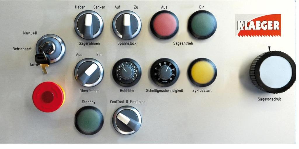 Klaeger k-tronic-halbautomatik: Sägen auf einen Knopfdruck, serienmäßig!