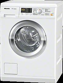 W Classic Waschmaschine Frontlader WDA110 WCS Waschoptionen Kurz Einweichen Vorwäsche Wasser plus Zusätzlicher Spülgang Qualität Laugenbehälter Emaillierte Front Kontergewichte aus Grauguss