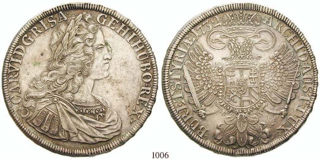 ss/ss+ 185,- 1009 Silbermedaille 1716. (v. P.H.Müller, Augsburg) auf die Geburt Erzherzog Leopolds.