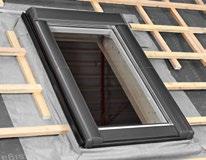 schluss des Roto Dachfensters Einfache, schnelle Montage durch Durch die hervorragende Dämmung seitliche Winkelprofile werden