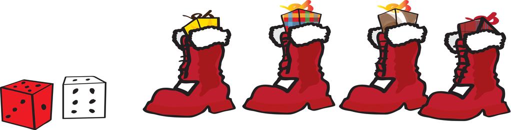 6 Nikolausstiefel Am Nikolaustag steckt für Nele, Jan, Tim und Paula ein Päckchen im Stiefel. Wer darf zuerst auspacken?