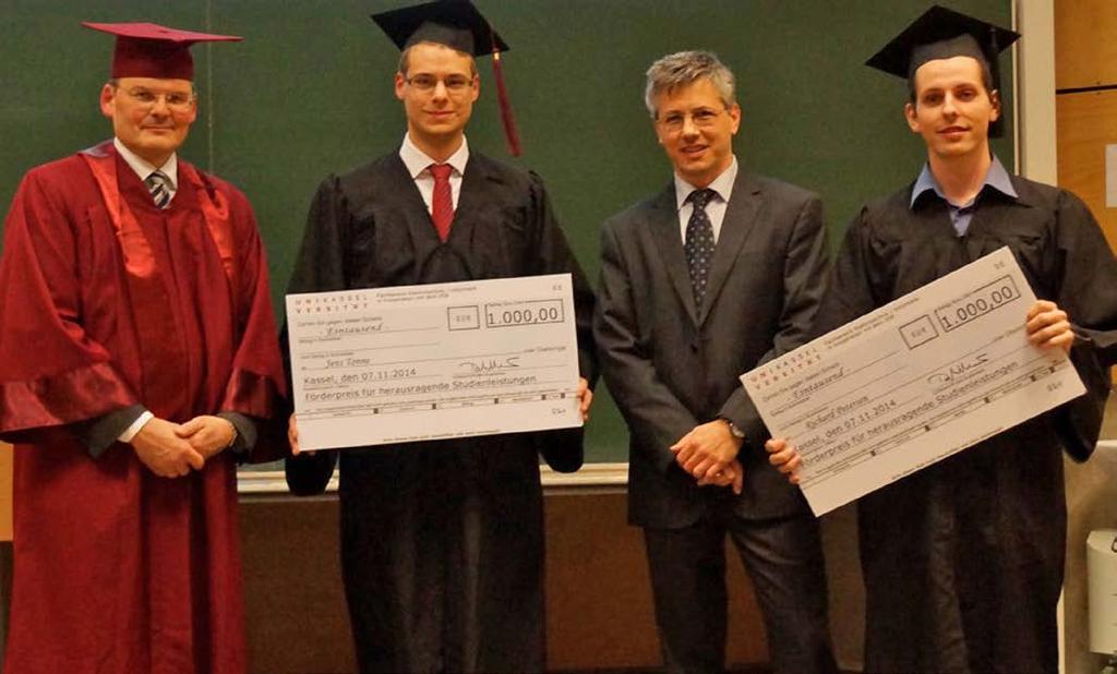 Förderpreis VDE Kassel technik nordhessen 1-2015 45 Förderpreise für herausragende Studienleistungen tn 2-2013 ) erneut geehrt wurde, war Prof. Dr.-Ing.