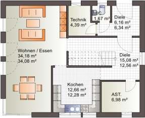 m² 4,39 m² 1,67 m² 34,18