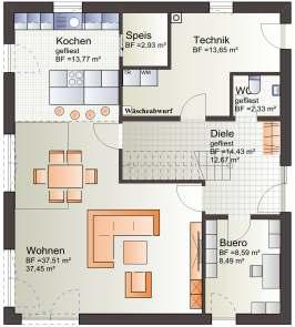 8,22 m² 11,89 m² 12,58 m²
