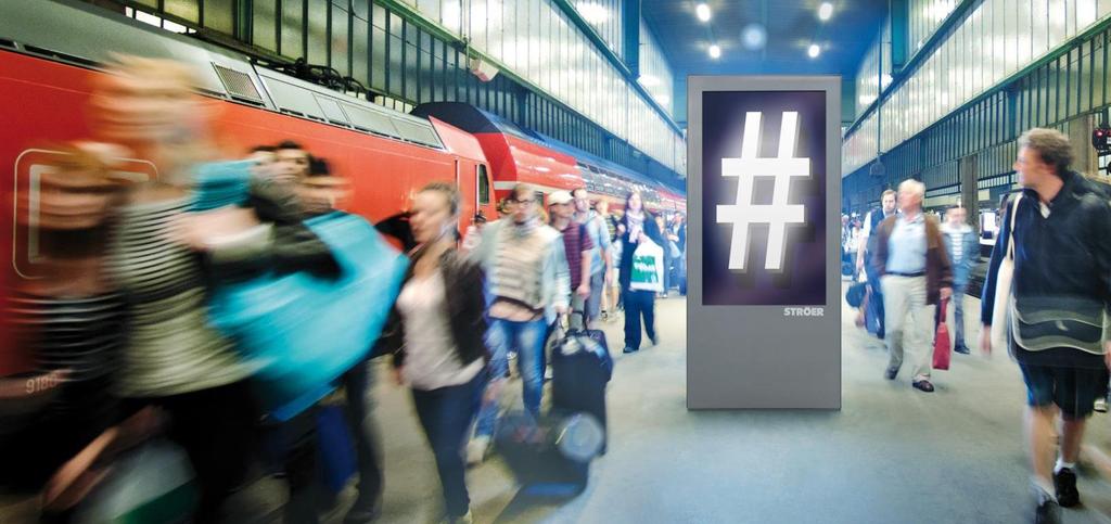 #OutOfHome Hashtag und Out-of-Home passen perfekt zusammen # Kurze, einprägsame Texte und große Bilder sind die Grundlogik jeder Plakatgestaltung.