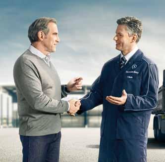 Mercedes-Benz CharterWay mit seinen abgestuften Service- Verträgen flexible, auf Kundenbedu rfnisse abgestimmte Reparatur- und Wartungsprodukte: die Antriebsstranggarantie (Extend) und die