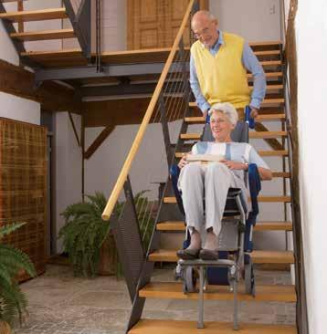 escalino Treppen einfach und sicher überwinden Bei Behinderung durch Krankheit oder Unfall schränken Treppen die persönliche Mobilität erheblich ein.