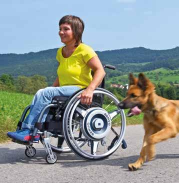 SERVO Bewegung und Kraft neu erleben Der SERVO ermöglicht es Rollstuhlfahrern, auch mit eingeschränkter Kraft, sich wieder selbständig fortzubewegen und den persönlichen Aktionsradius zu erweitern.