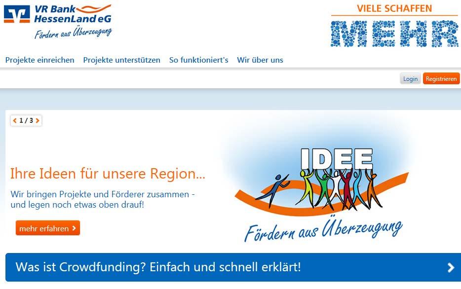 Crowdfunding im Rahmen der