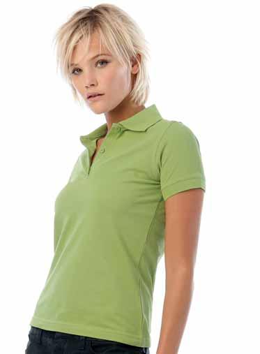 Bekleidung Polo-Shirt B&C Safran" für Damen, Herren und Kinder erhältlich. 25 verschiedenen Farben wie z.b. navy, rot, orange, grün, schwarz oder weiß; Material: 100% Baumwolle; Qualität: ca.