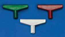 Plakat-Tischständer Serie A Rohrlänge: 320-620 mm Plakateinlegeformat: DIN A3; Rahmenfarbe: rot ähnl. RAL 3000; Fußfarbe: schwarz / rot 53.0106.