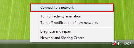wireless networks ). Windows Vista und Windows 7: Folgen Sie in Windows Vista und Windows 7 einfach dem normalen Vorgehen zur Verbindung mit einem drahtlosen Netzwerk.