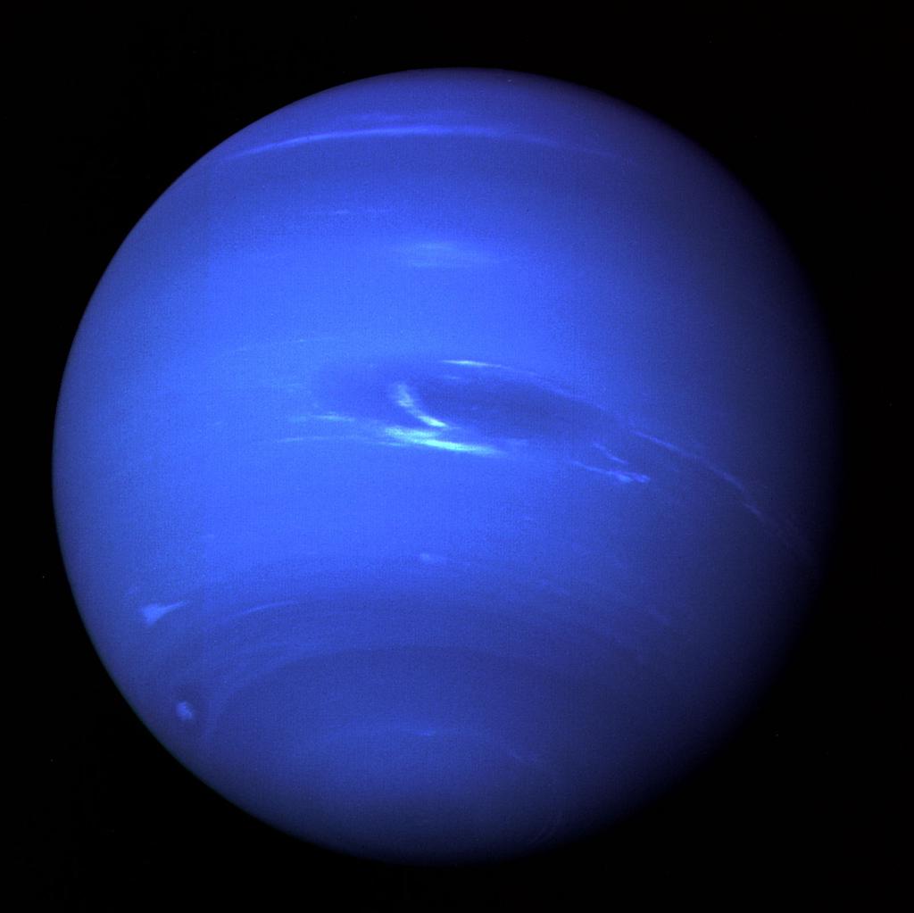 Die äußeren Planeten: Neptun NASA Durchmesser 48 682 km (Pol) bzw.