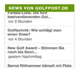 Verfügung Beispiel: Kölner Golfclub Beispiel: