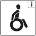 - kein für Menschen mit Behinderung konzipiertes WC vorhanden; vorhandenes WC mit max. einer Stufe erreichbar; Türbreite von mind.