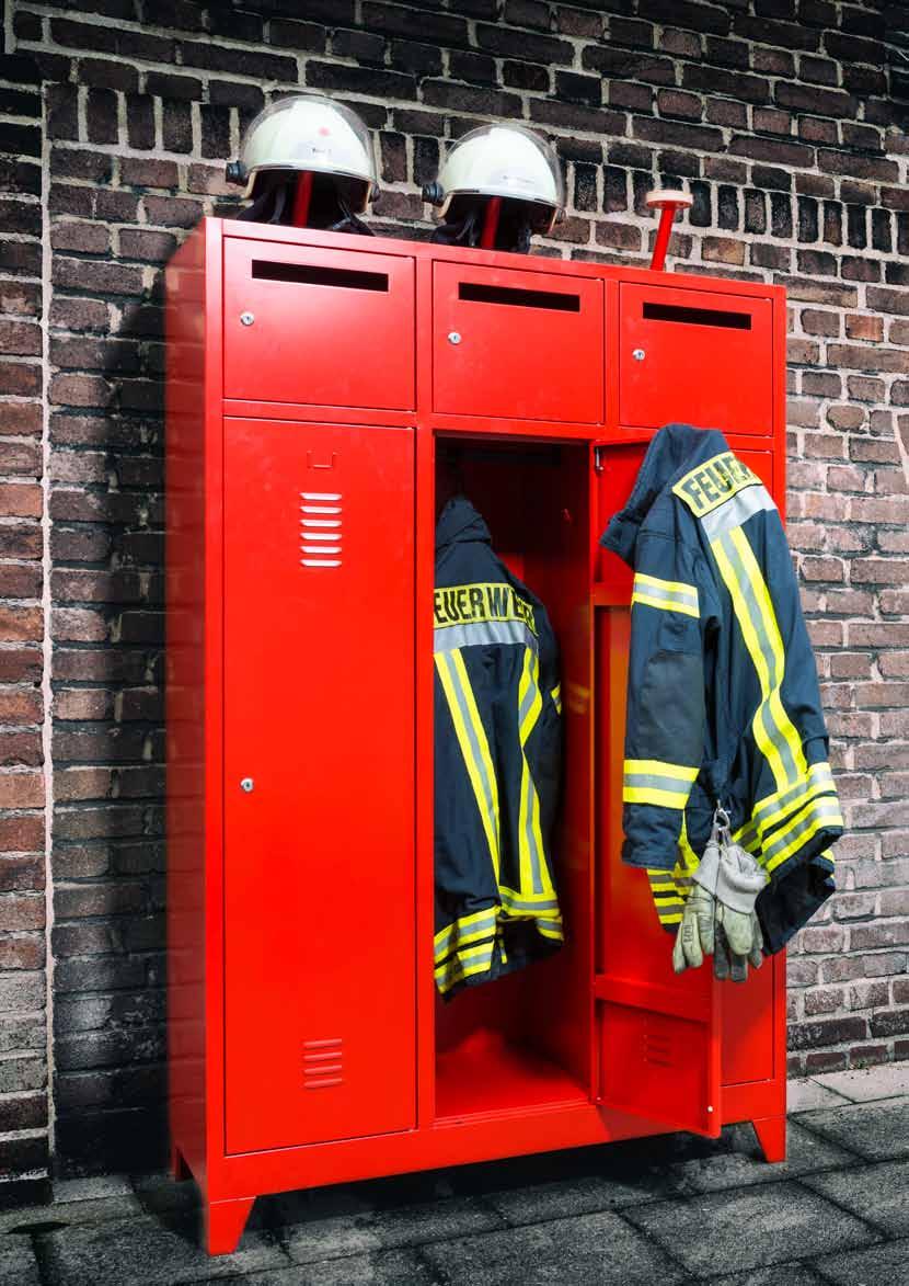 Qualität und Sicherheit FEUERWEHRSCHRÄNKE Feuerwehrschränke XL Tiefe 500 mm 250 Optional -