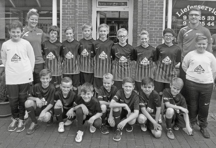 U11 E1 I Kreisliga Nord Spieler der Teams A und B Erik Walter, Isabel Walter, David Sagert, Lennox Duhme, Hannes Behrens, Agit Yesildag, Ardit Kostanica, Lukas Wietjen, Leon Behrami, Phil