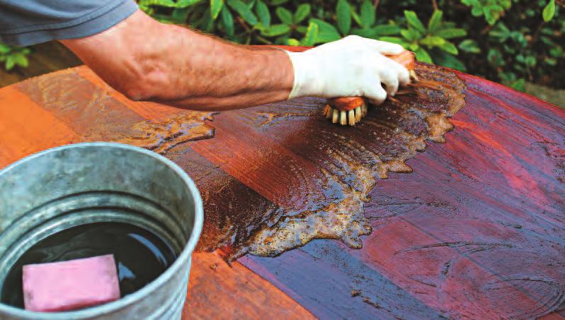 Although we preclean all wood surfaces, we recommend wiping the surface with a damp cloth before use. Table tops are best treated with our Hartöl special oil.