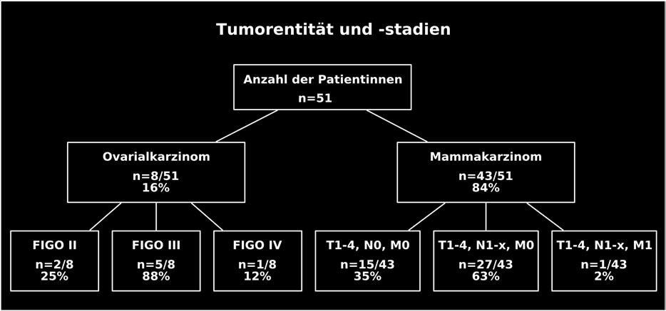 3.2.2 Grafik zu Tumorentität und -stadien 3