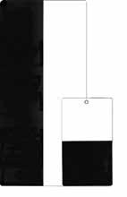 Metopac -Prüfbleche Lackierte Stahlbleche zur Bestimmung der Deckfähigkeit von Pulverbeschichtungen und industriellen Kunstharzlacken. Erhältlich in halb schwarz/halb weiß und durchgehend schwarz.