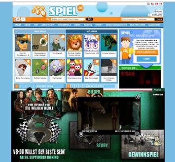 de ist immer was los: das Mini-Game-Portal hat eine Sammlung von über 5.000 (!) kindgerechten Mini-Spielen.