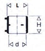 kompatibel für E-Geräte wie WavinDuo, Akatherm, Geberit RG 6 d / Stück Artikelnummer L (mm) H (mm) Gewicht (kg) VPE 40 5,70 398005040000 54 52 0,06 20 50 6,10 398005050000 64 52 0,07 20 56 6,30