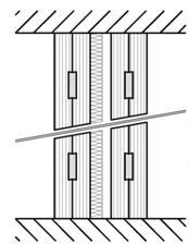 9 kg/m² Rw(C; Ctr) = 56 (-3; -7) db Horizontalschnitt Vertikalschnitt W 2 180 mm 2 x 60 mm - 50 mm 20