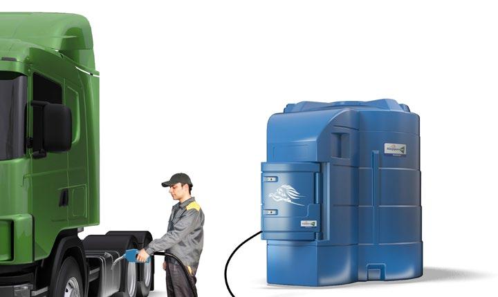 Energy Storage Solutions FÜHRUNGS- WEISEND DER GESCHLOSSENE KREISLAUF VON AdBlue BlueMaster Tankanlagen werden in zwei Standardvarianten unterschieden.