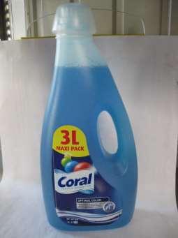 Produkt: Coral Color flüssig Waschmittel Coral Color flüssig für Buntes; 40 Waschladungen Waschtemperatur 20/30/40/60,