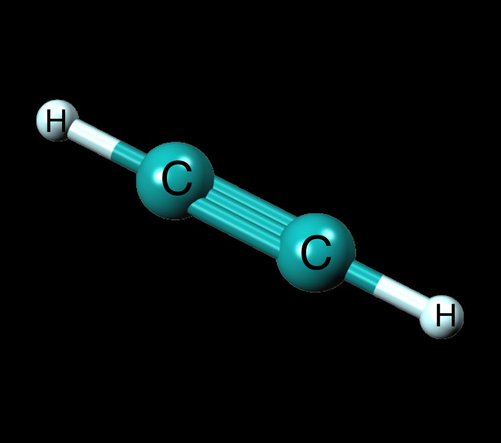 Wenn zwei sp-hybridisierte C-Atome sich annähern, entsteht durch die Überlappung der sp- Hybridorbitale eine starke s-bindung und durch die Überlappung der zwei p-orbitalen zwei π- Bindungen (d.h. eine Dreifachbindung).